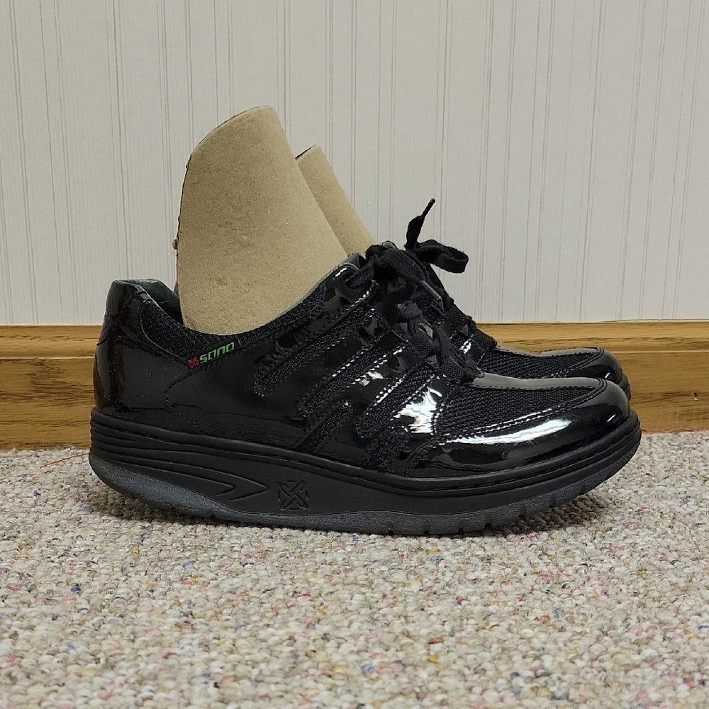 Sano By Mephisto Black Escape Walking Shoes. Women's Sz 6. workout